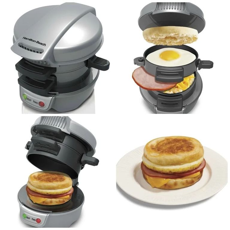 Máquina de Hamburguesas Panini para el Hogar Sandwichera Electrica