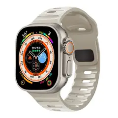 GENERICO - Correa Silicona SPG para APPLE WATCH 49mm-45mm-44mm-42mm - Starlight