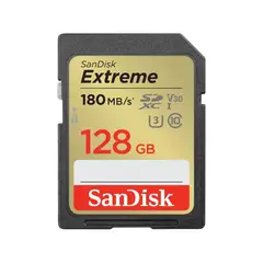 SANDISK - Memoria SD Extreme 128GB 180MBs