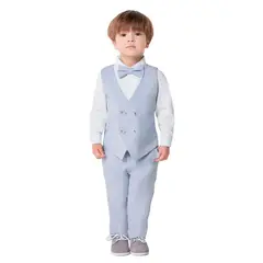 GENERICO - SET PANTALÓN CHALECO CORBATA