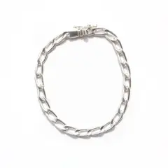 GENERICO - Pulsera Hombre Eslabón Plata 950 4mm