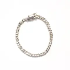 GENERICO - Pulsera Hombre Lomo Corvina Cerrada Plata 950 4mm