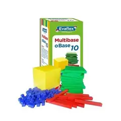 EVAFLEX - Juguete Educativo Matemático Multibase 10 en caja