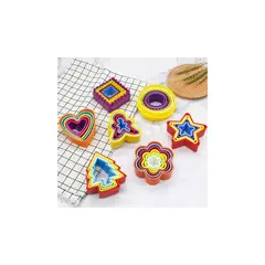 GENERICO - PACK 7 Moldes para lonchera de niños formas