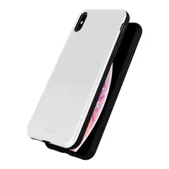 GENERICO - Skinny Bumper Carcasa iPhone Xs Max Plata