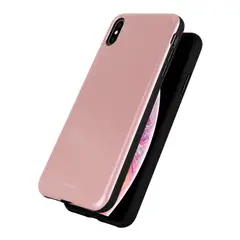 GENERICO - Skinny Bumper Carcasa iPhone Xs Max Rose gold (detalle)