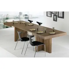 TU MESITA - Mesa de Comedor Contemporánea Colucci Marrón 200cm