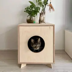 TU MESITA - Mesa Auxiliar para Mascota Perro / Gato Wild Duna 76cm
