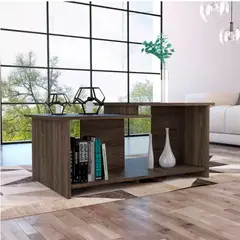 TU MESITA - Mesa de Centro Nuvia Marrón Oscuro