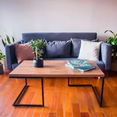 TU MESITA - Mesa de centro Minimalista Antoine Marrón