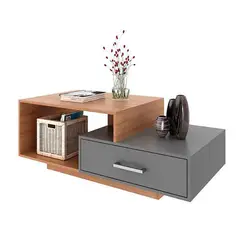 TU MESITA - Mesa de centro Tokio Café/Gris