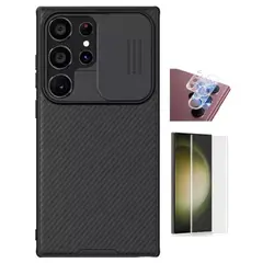 NILLKIN - CASE CAMSHIELD SAMSUNG S24 ULTRA Y VIDRIOS