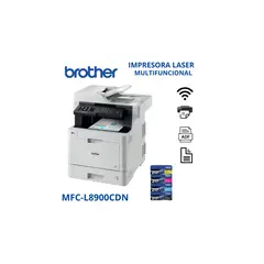 Brother - Impresora Láser Color MFC-L8900CDW Multifunción Wifi