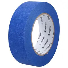TRUPER - Cinta masking azul de 1-1/2" x 50 m para pintor,