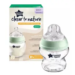 TOMMEE TIPPEE - Biberón De Vidrio para RECIEN NACIDO de 150ml