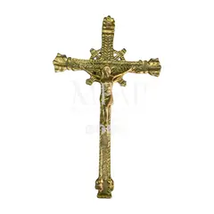MFAP BRONCERIA Y ANTIGUEDADES - Cruz en bronce fundido 33 cm - Fe forjada