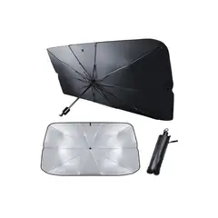 GENERICO - Tapasol Plegable Auto tipo Sombrilla para Parabrisas