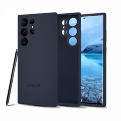 CASE - Silicona Para Samsung S23 Ultra Ultra - Azul