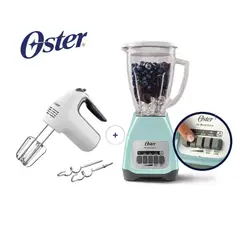 OSTER - COMBO Licuadora 2 Vel VPB + Batidora 250W 6 Vel FPSTHM3532.