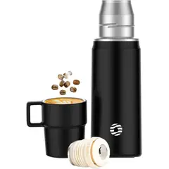 FJBOTTLE - - Termo con aislamiento y tapa libre de BPA en forma de taza 850ml