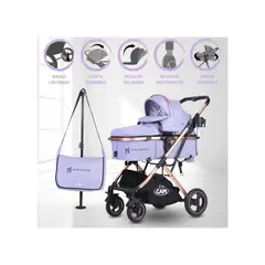 BABY - Coche Moises Cuna con Pañalero Moderno