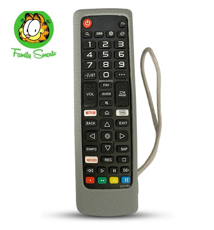 Funda para Control Remoto tv lg Smart 4k Modo futbol Plomo