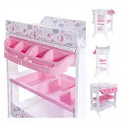 EBABY - Bañera Cambiador NATIEL ROSADO