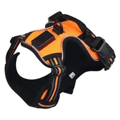 CAT OH - Arnés para perros LED Naranja L