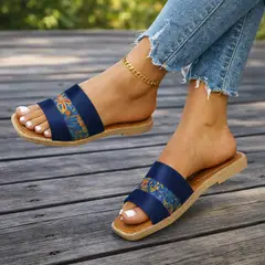 GENERICO - Sandalias Mujer Misshus Lili azul osc