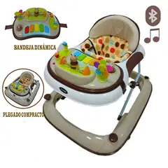 HI BABY - Andador musical con bluetooth Abejita Marron
