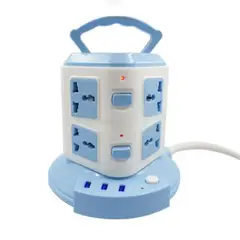 GENERICO - EXTENCION TORRE TRIMENSIONAL DE 2 PISOS 7 TOMAS 2USB