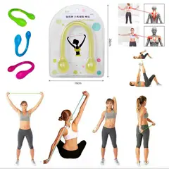 GENERICO - Cuerda Extensor de Silicona para Yoga Estrés Casa Oficina