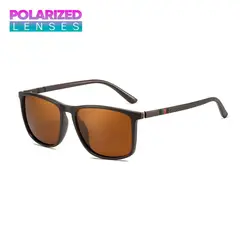 GENERICO - Lentes de Sol Polarizado Unisex Verano uv400 - marron