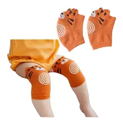 GENERICO - Rodilleras Granjita para Gateo Niño x 3 Pares