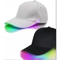 GENERICO - Gorras con luz led gorros ajustables