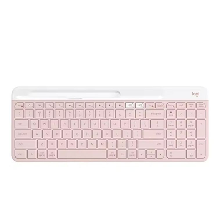 Teclado K580 Bluetooth multidispositivo Rosa