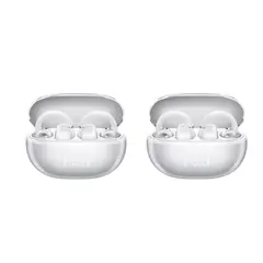 HAYLOU - Set 2 auriculares AirFree TWS BT 5,4 -Blanco