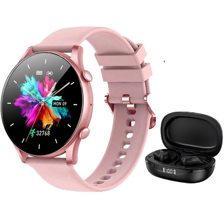LP75 De Audífonos tws y Toumi Fit 3 Pro Reloj inteligente