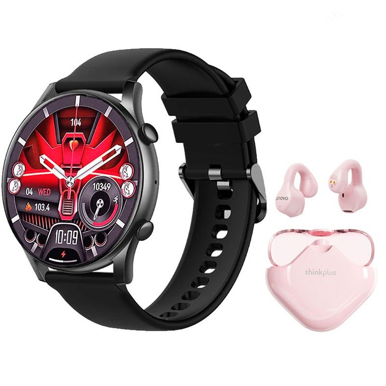 XT61 De Audífonos y Toumi Fit 3 Pro Reloj inteligente