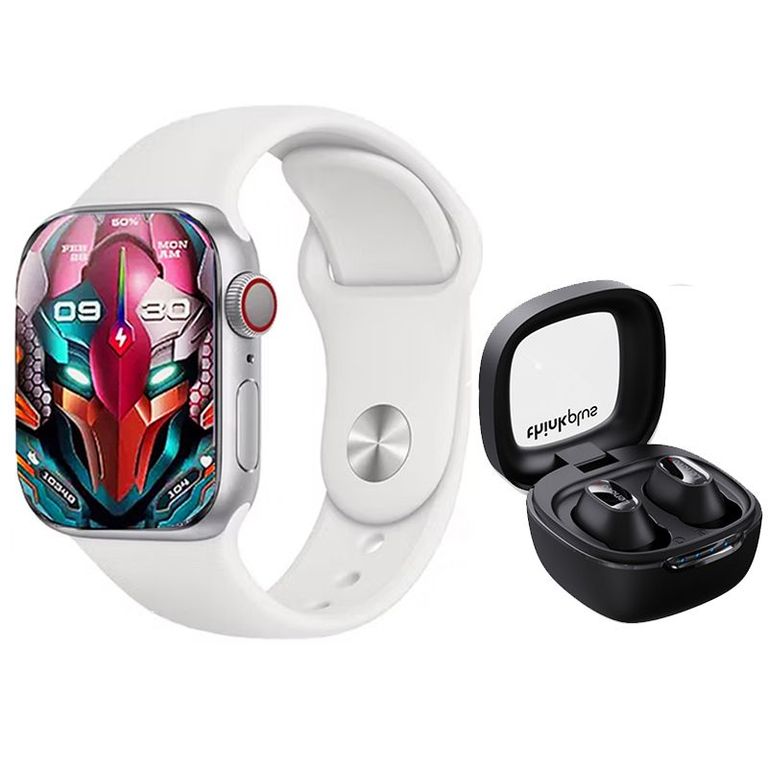 Audífonos XT62-Negro y Toumi S9 PRO-W Watch Reloj inteligente