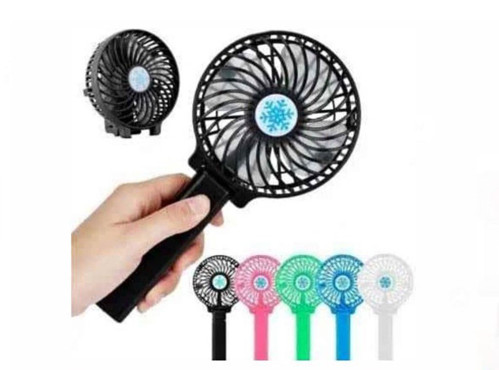 MINI VENTILADOR PORTÁTIL RECARGABLE CON BATERIA 3VELOCIDADES