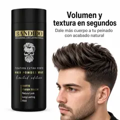 BANDO - Polvo Texturizador Bandido 32gr para Cabello con Volumen, Textura Natural y Acabado Mate