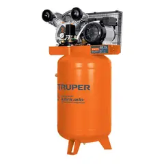 TRUPER - Compresor vertical 120 L, 4 HP (máx), 220 V, con clavija