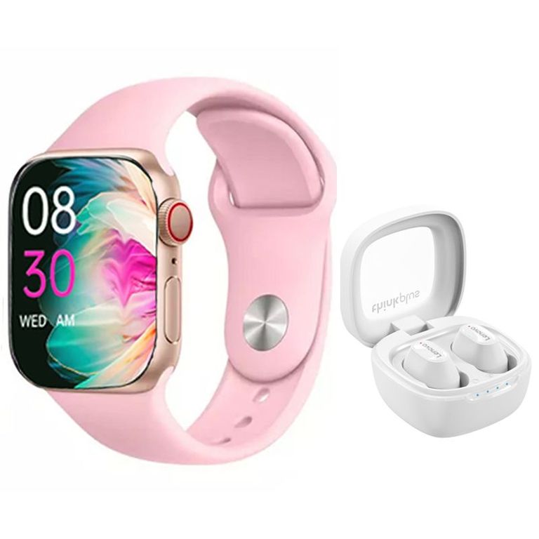 Audífonos XT62-Blanco y Toumi S9 PRO-P Watch Reloj inteligente