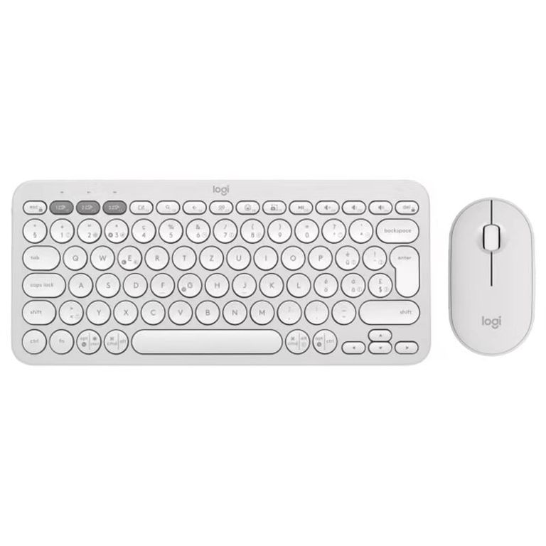 Teclado K380 PEBBLE 2 COMBO Bluetooth CO Y Ratón W