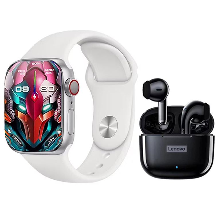 Auriculares LP40 Pro-Negro y Toumi Watch S9 Pro-W Reloj