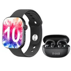 HAYLOU - Audífonos Airfree-Negro Blutooth 54 y Toumi Watch S10 Pro-B