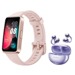 HUAWEI - Audífonos Lenovo TA140 M Bluetooth y Band 8 P Reloj inteligente