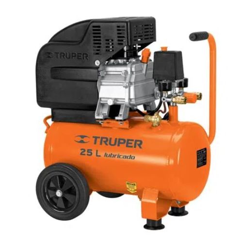 Compresor Lubricado de Aire, 25 litros, 220 V/60 Hz,