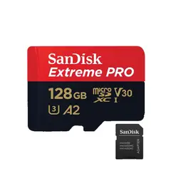 SANDISK - Memoria Micro SD 128GB - R200mb - W90mb - Ex Pro